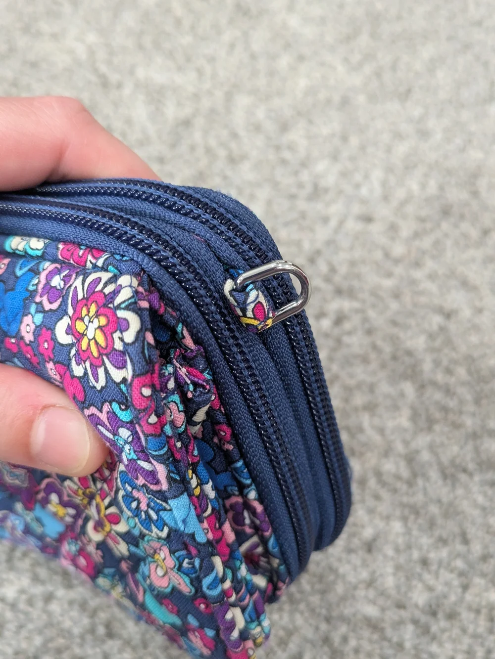 Vera Bradley Disney Mickey Wallet Wristlet Double Zip Phone Pocket - Picture 15 of 16